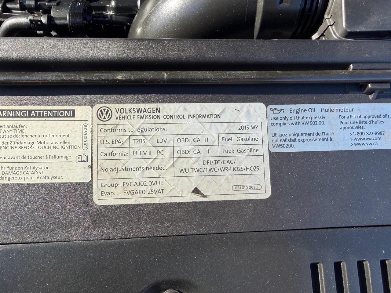 Volkswagen Tiguan  2015