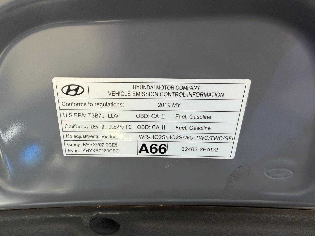 Hyundai Elantra  2019