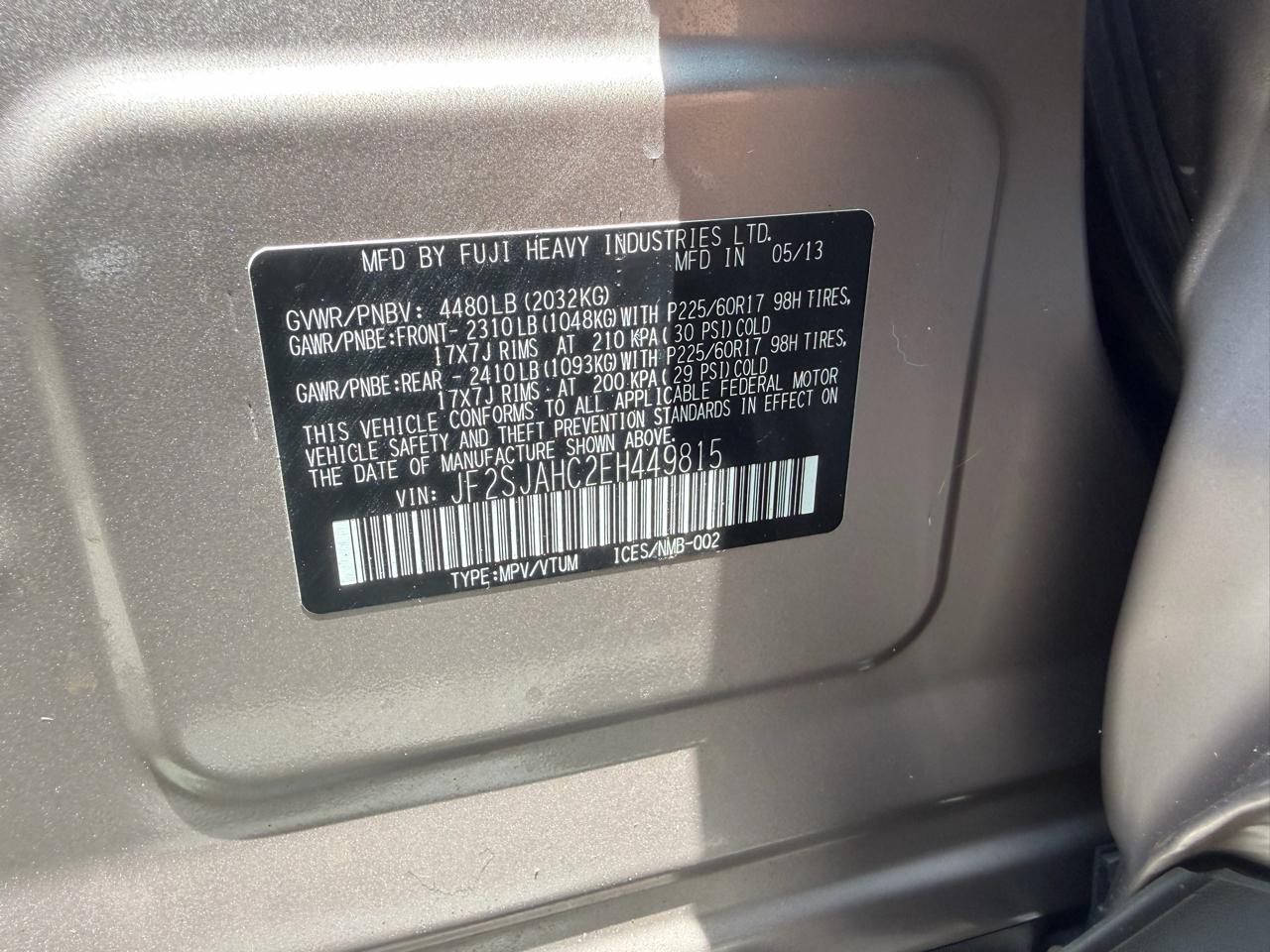 Subaru Forester  2014