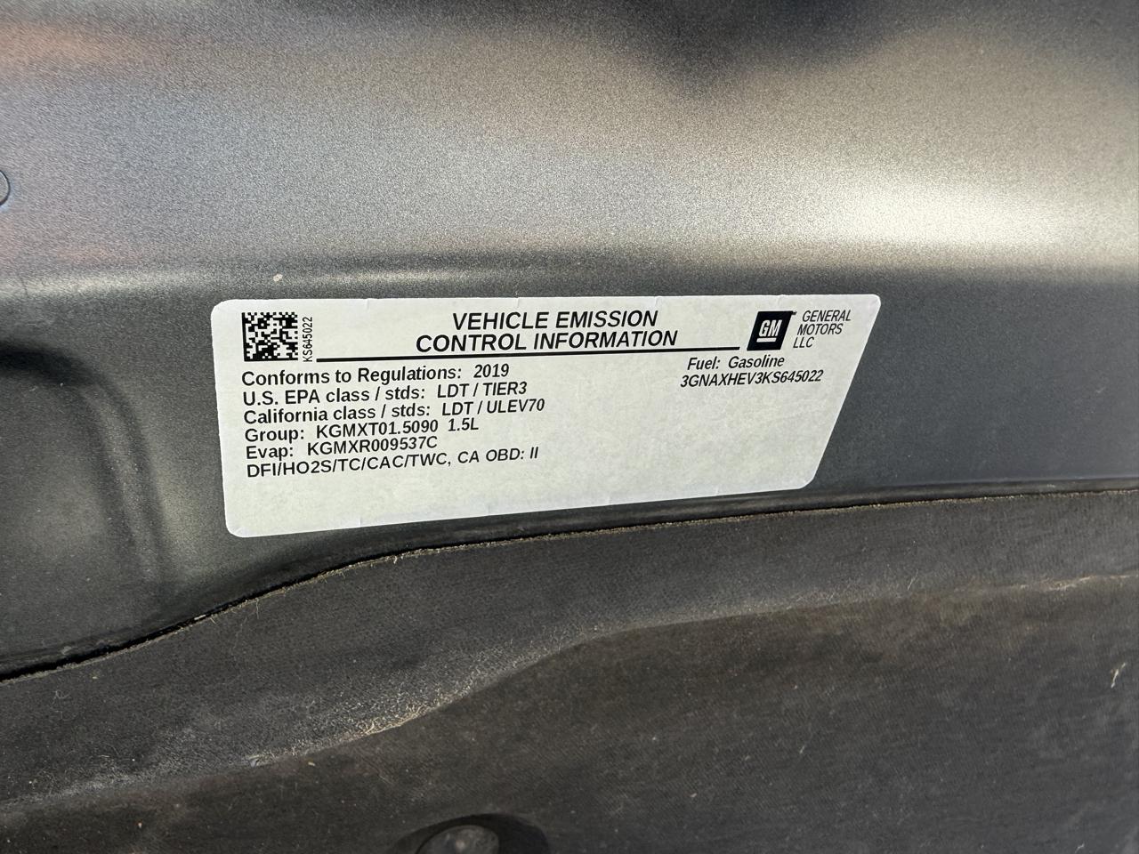 Chevrolet Equinox  2019