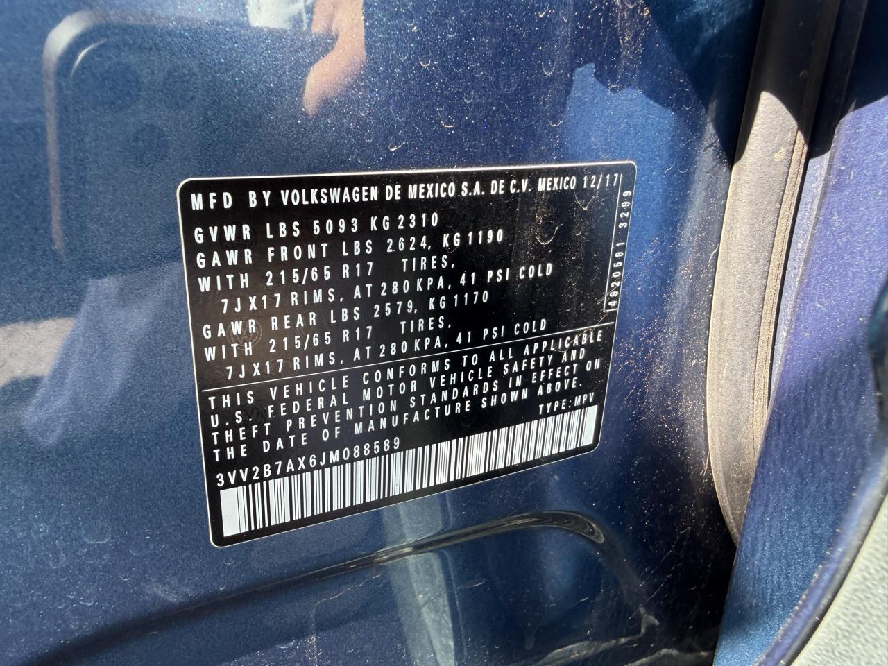 Volkswagen Tiguan  2018