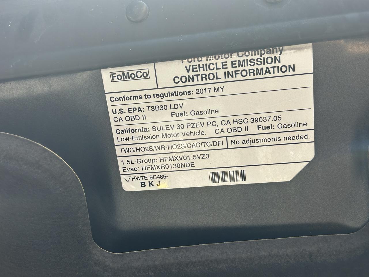 Ford Fusion  2017