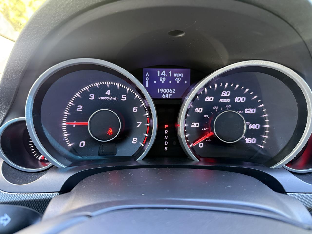 Acura TL 6-Speed AT with Tech Package and 18-In. WP 2012