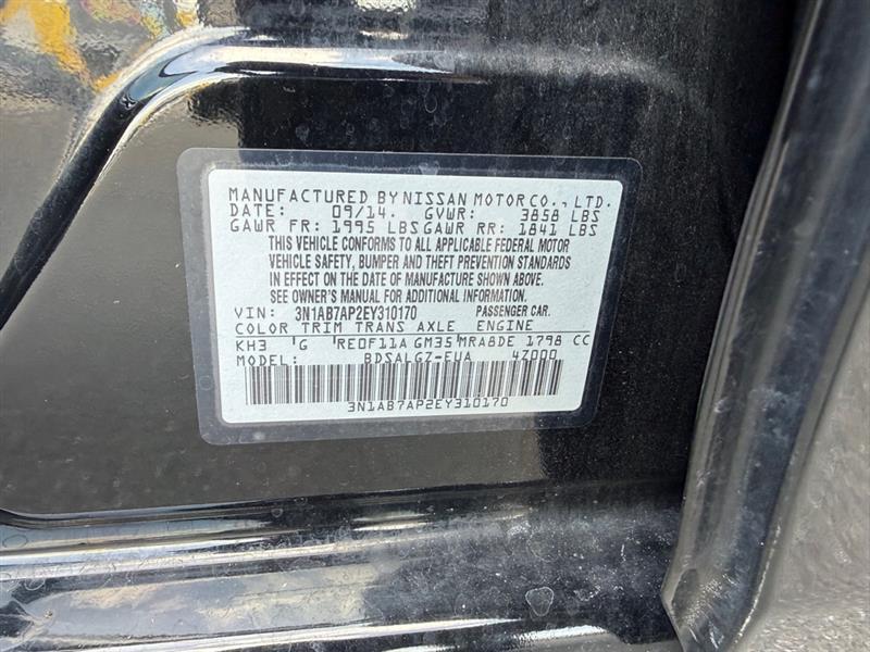 Nissan Sentra SV 2014