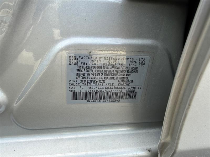 Nissan Sentra SV 2019