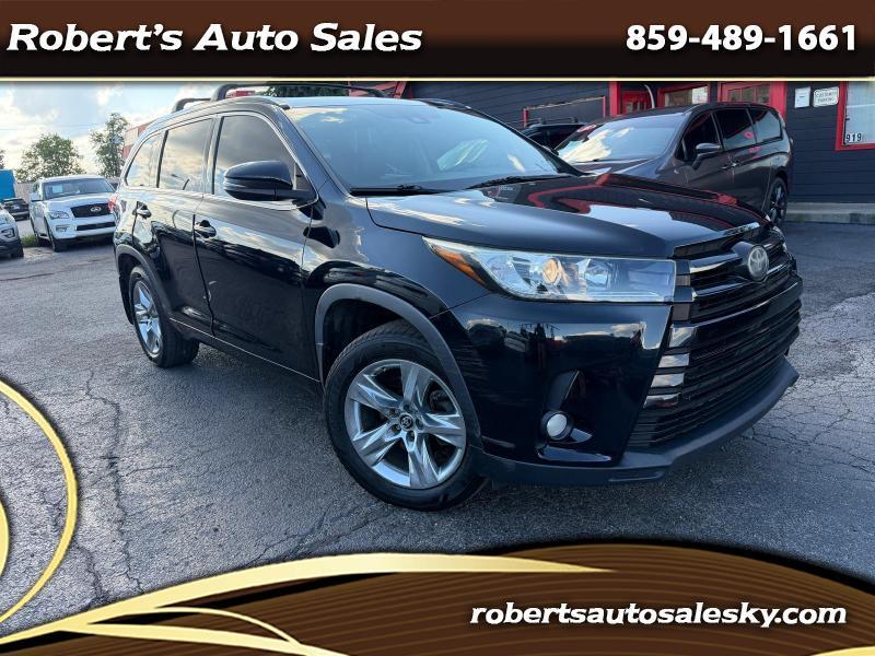 Toyota Highlander XLE AWD V6 2017