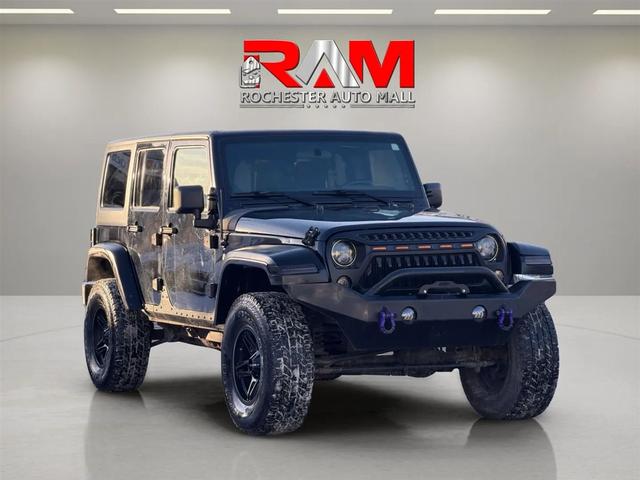 Black 2012 Jeep Wrangler Unlimited Sport 4WD SUV / Crossover Four-Wheel Drive