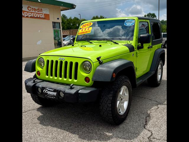 Green 2013 Jeep Wrangler SUV / Crossover Four-Wheel Drive