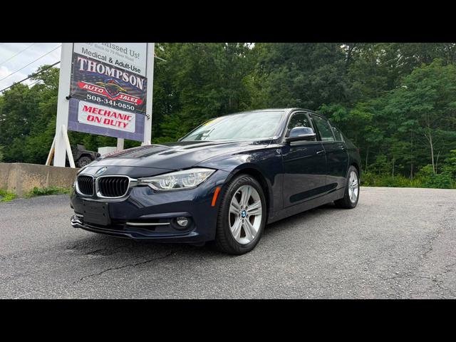 Blue 2016 BMW 3 Series Sedan All-Wheel Drive Automatic