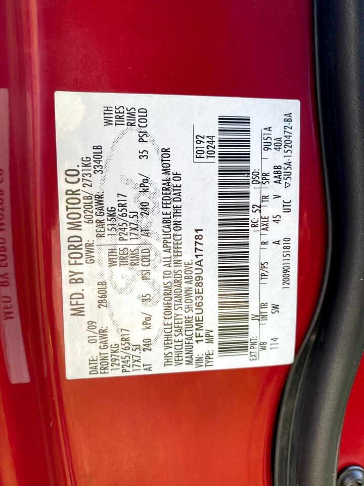 Ford Explorer XLT 4.0L 2WD 2009