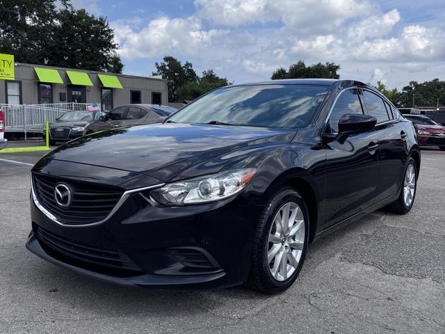 Black 2016 Mazda MAZDA6 Sedan Front-Wheel Drive Automatic