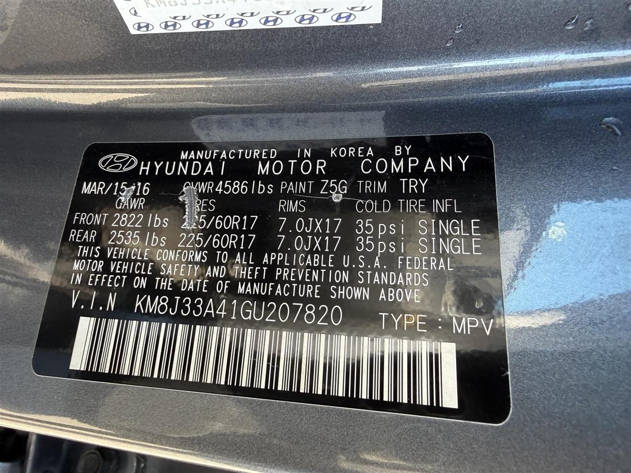 Hyundai Tucson  2016