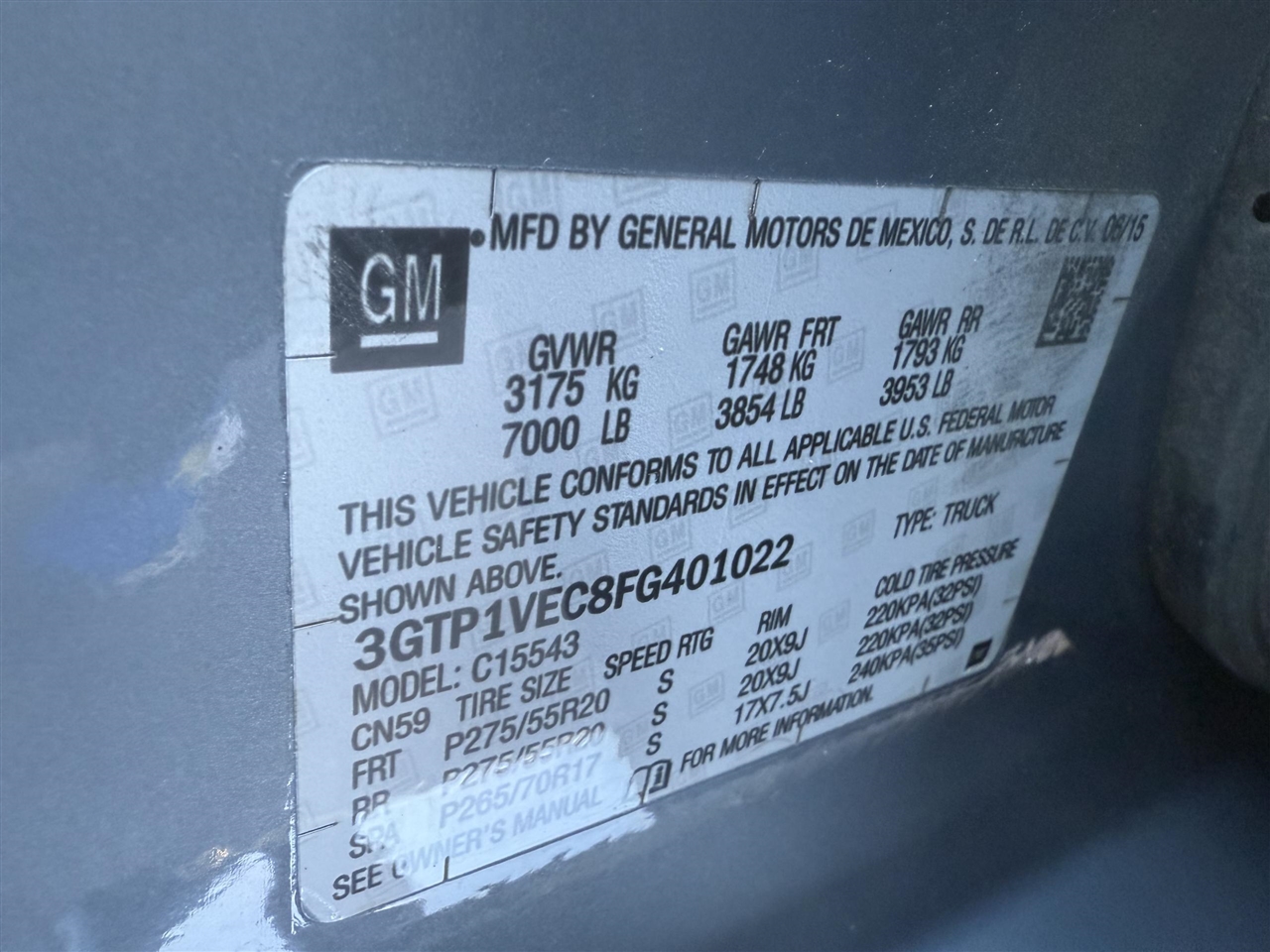 GMC Sierra 1500  2015