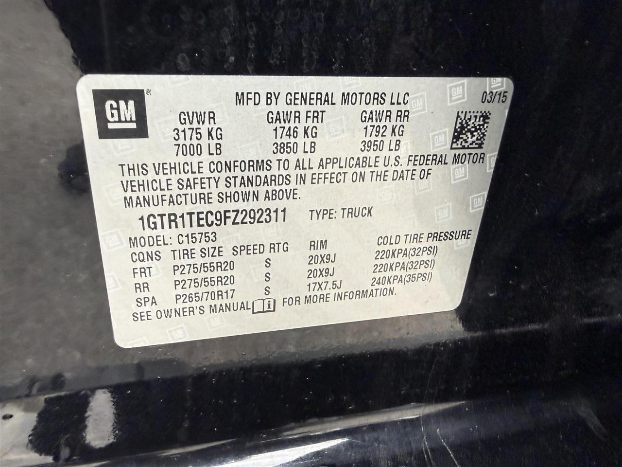 GMC Sierra 1500  2015