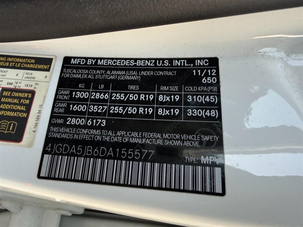 Mercedes-Benz M-Class  2013