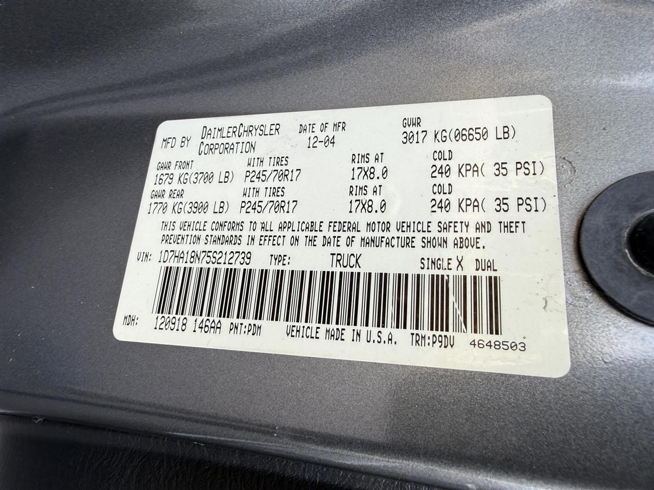 Dodge Ram 1500  2005