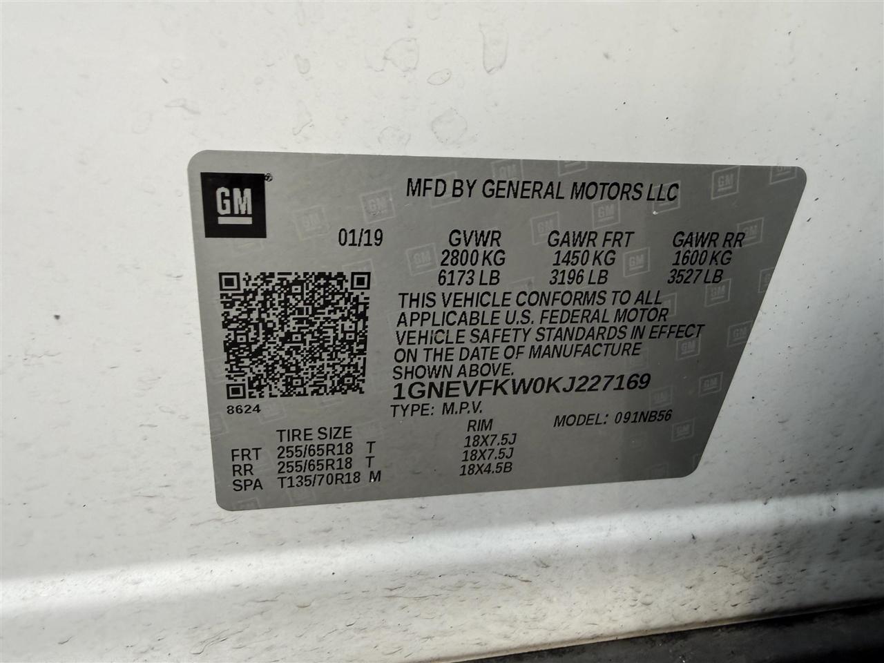 Chevrolet Traverse  2019