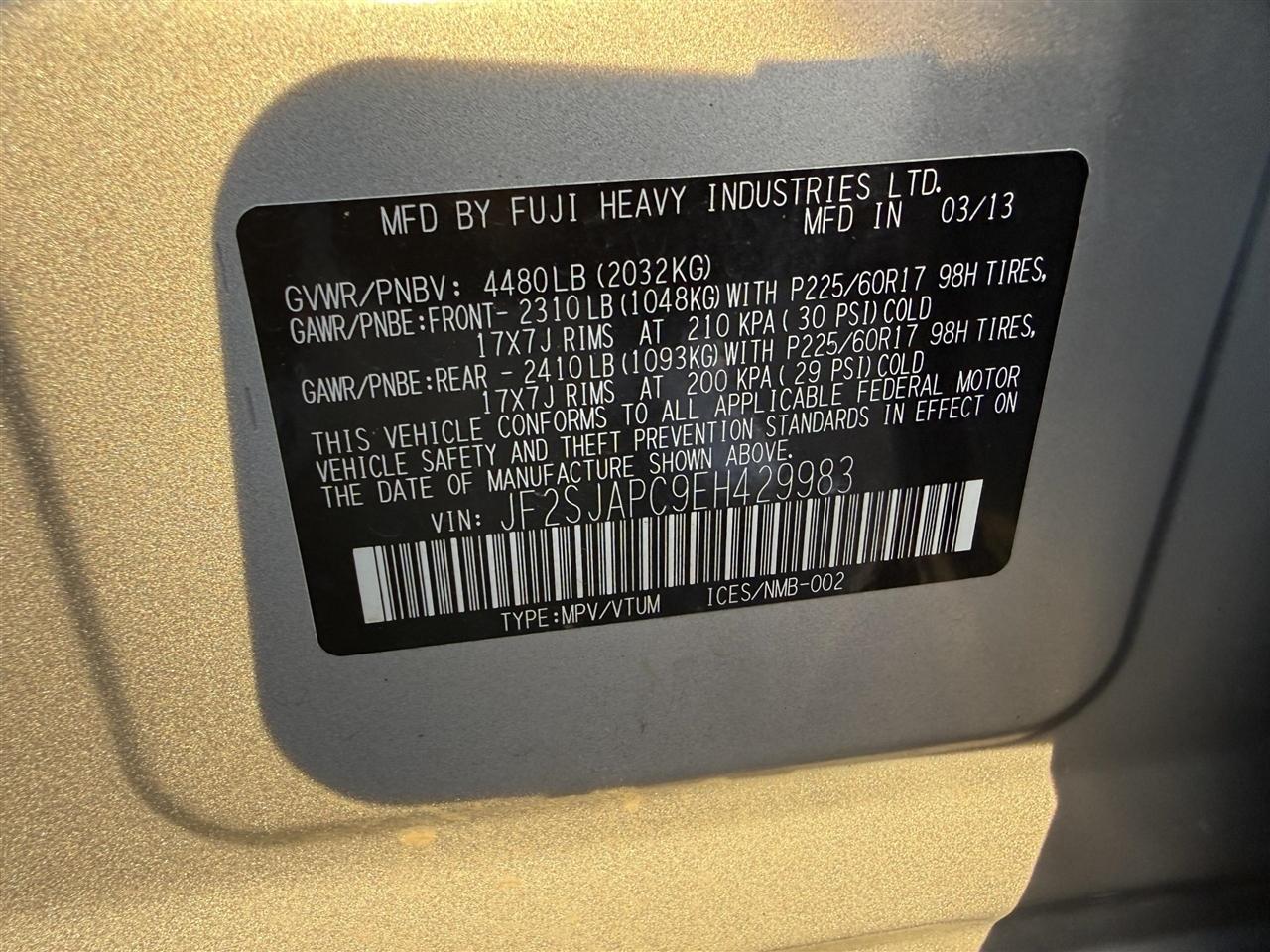 Subaru Forester  2014