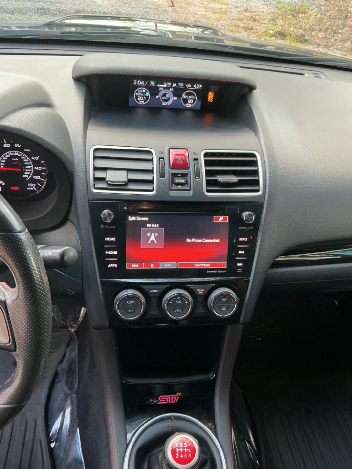 Subaru WRX STI Manual 2018