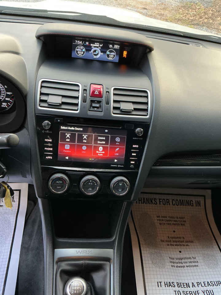 Subaru WRX Premium Manual 2018