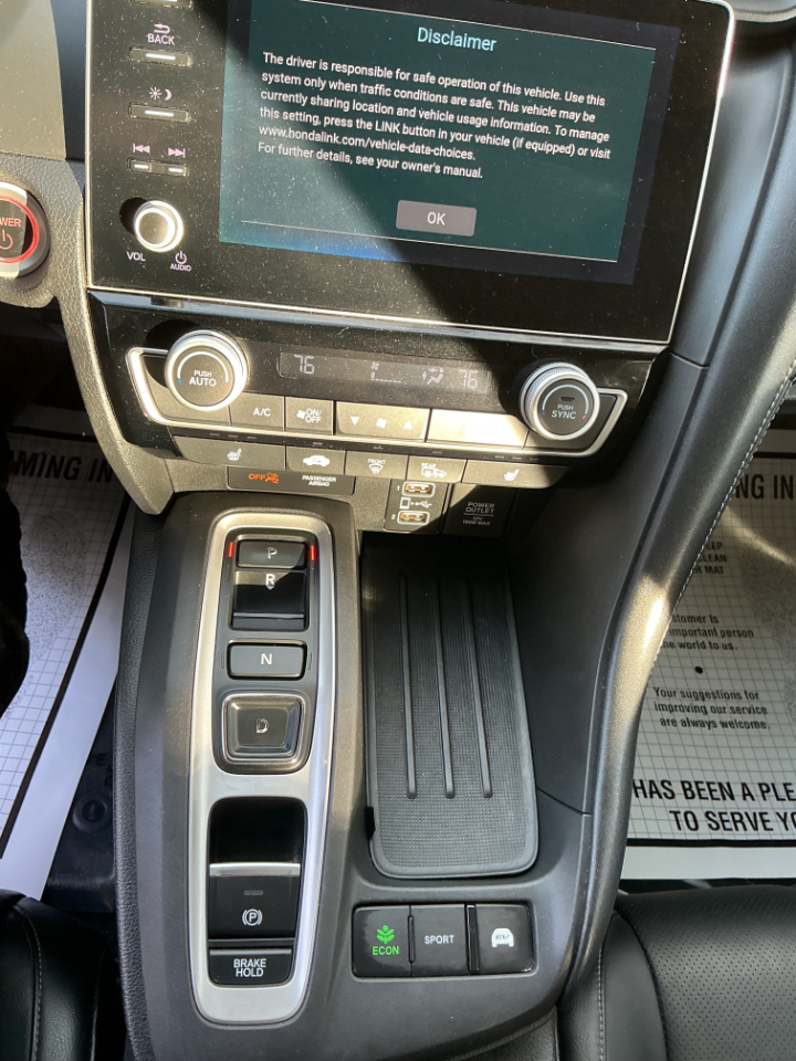 Honda Insight Touring CVT 2019