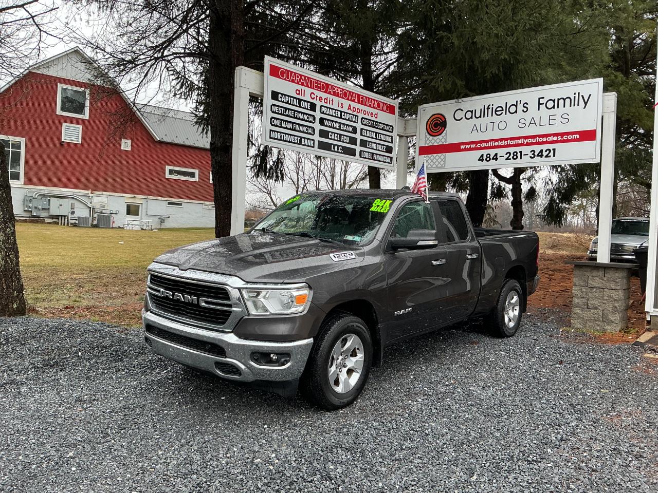 2020 RAM 1500 Big Horn 4x4 Quad Cab 6'4" Box