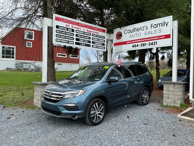 Blue 2018 Honda Pilot Touring AWD SUV / Crossover All-Wheel Drive Automatic