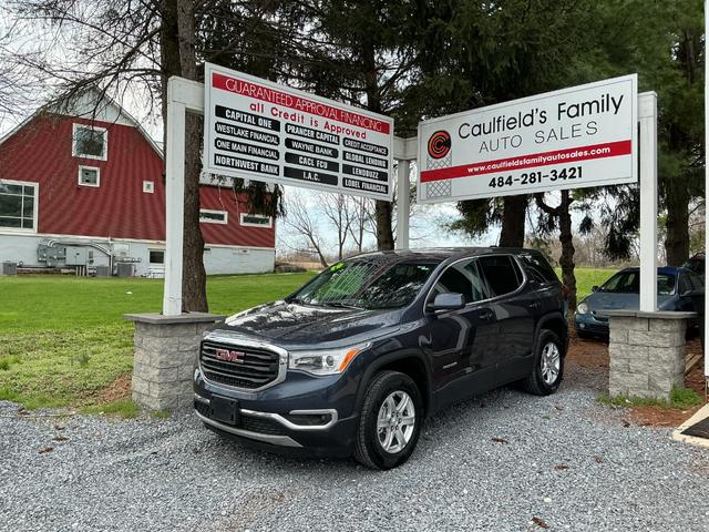Blue 2019 GMC Acadia SLE-1 AWD SUV / Crossover Four-Wheel Drive Automatic