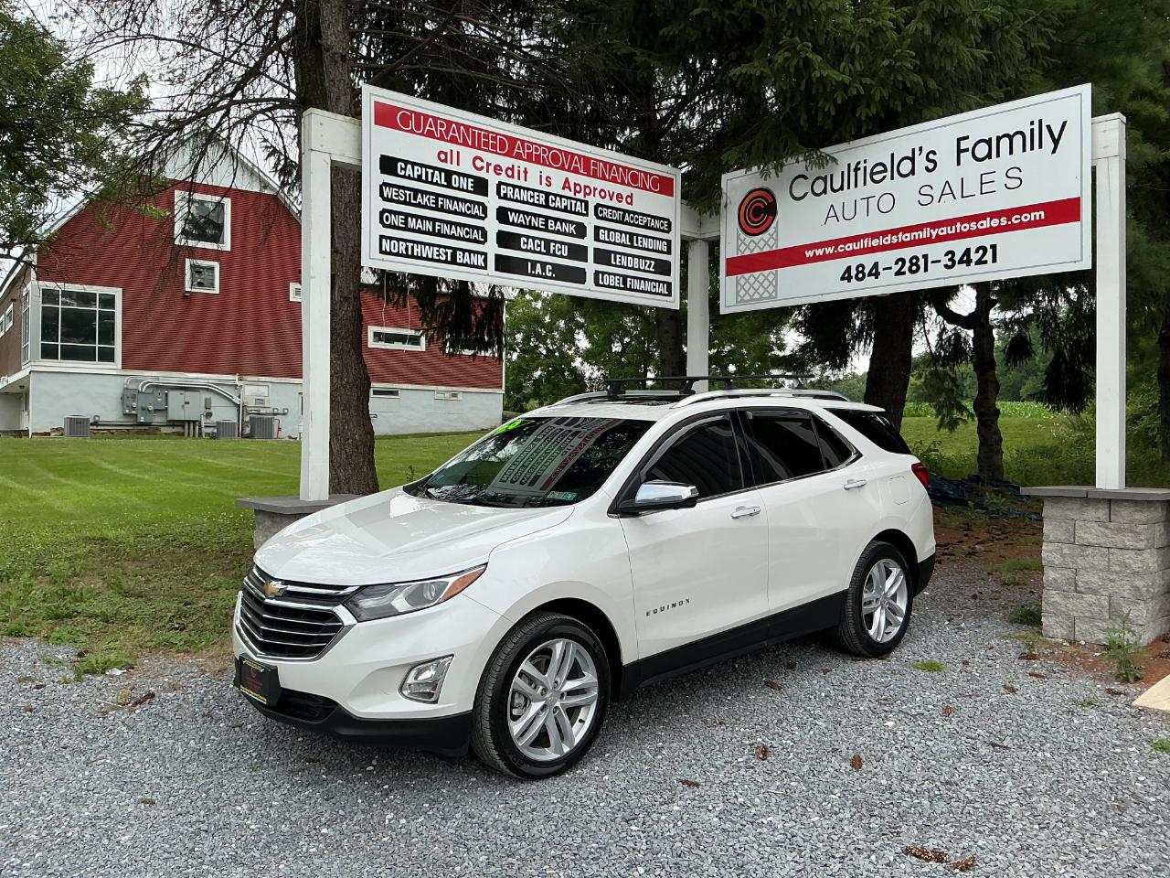 White 2020 Chevrolet Equinox SUV / Crossover Four-Wheel Drive Automatic