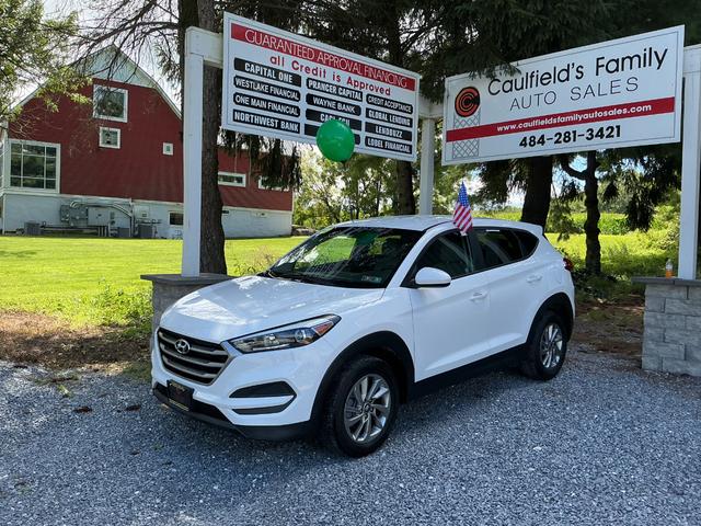 White 2018 Hyundai Tucson SUV / Crossover All-Wheel Drive Automatic