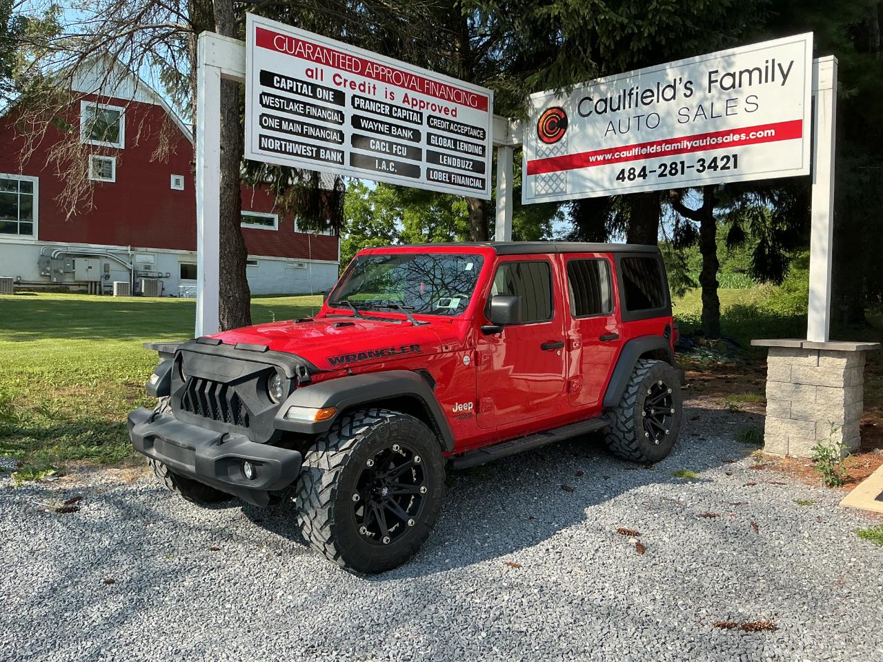 Red 2018 Jeep Wrangler SUV / Crossover Four-Wheel Drive Automatic
