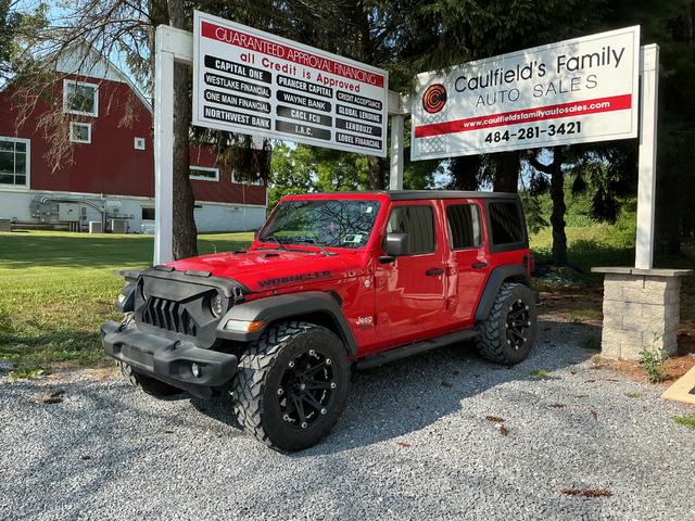 Red 2018 Jeep Wrangler SUV / Crossover Four-Wheel Drive Automatic