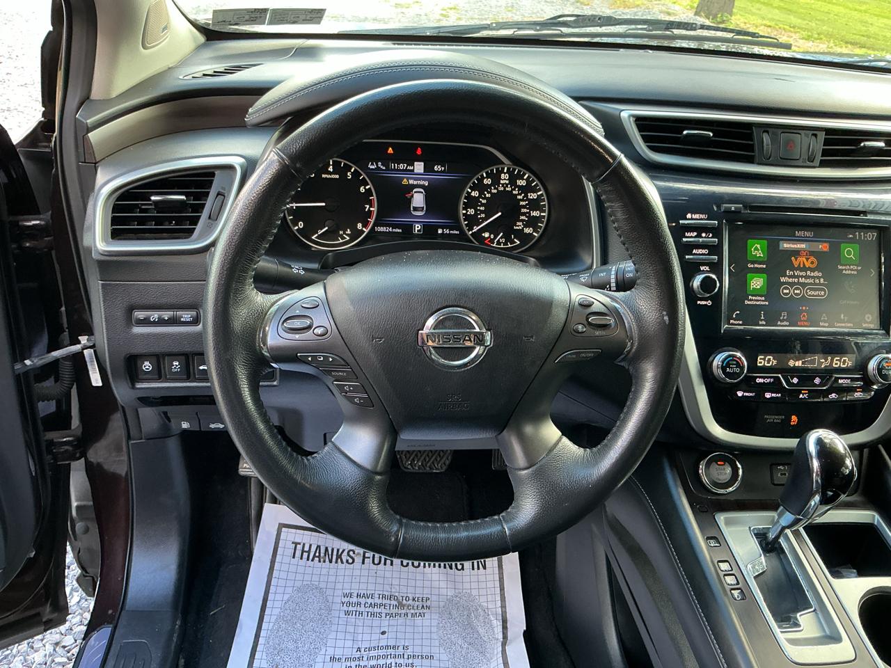Nissan Murano AWD Platinum 2019