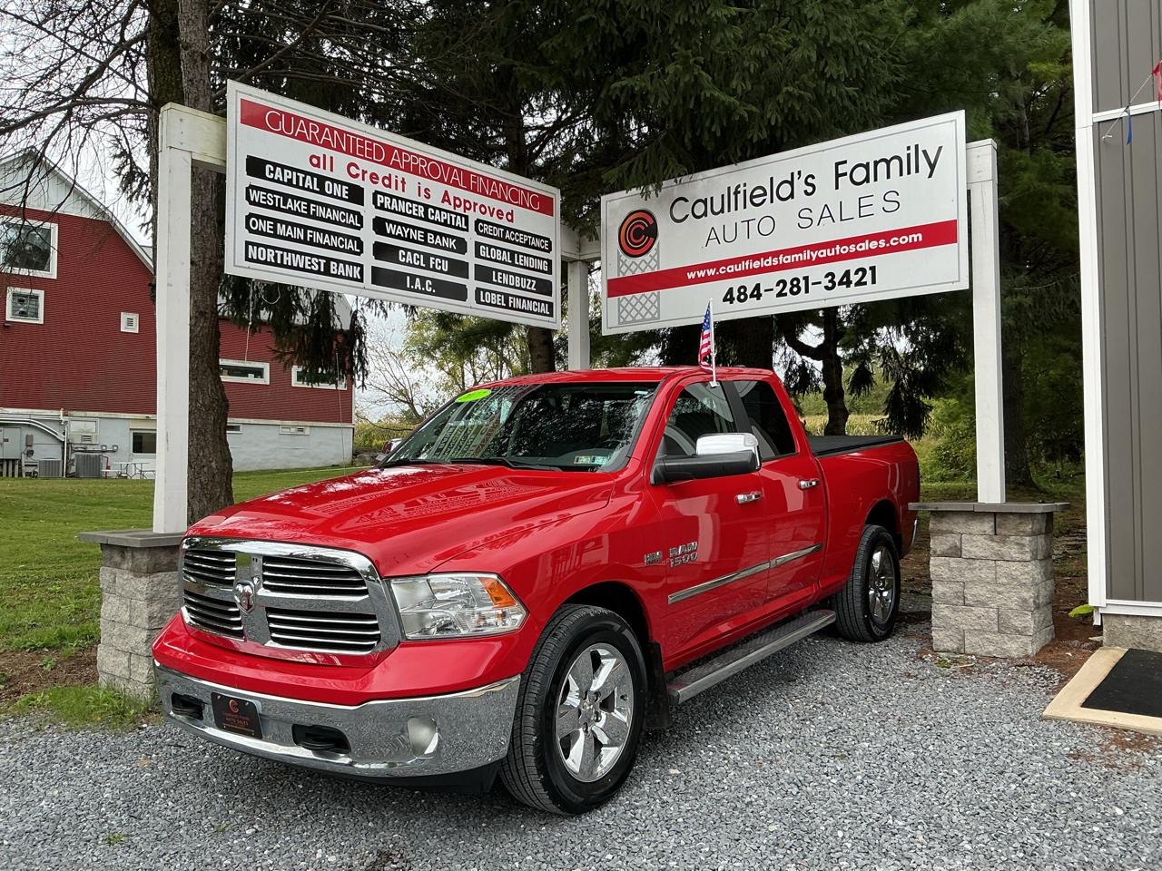 2017 RAM 1500 4WD Quad Cab 140.5" Big Horn
