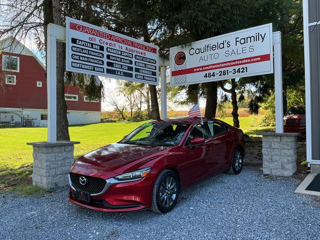 Red 2018 Mazda MAZDA6 Sedan Front-Wheel Drive Manual