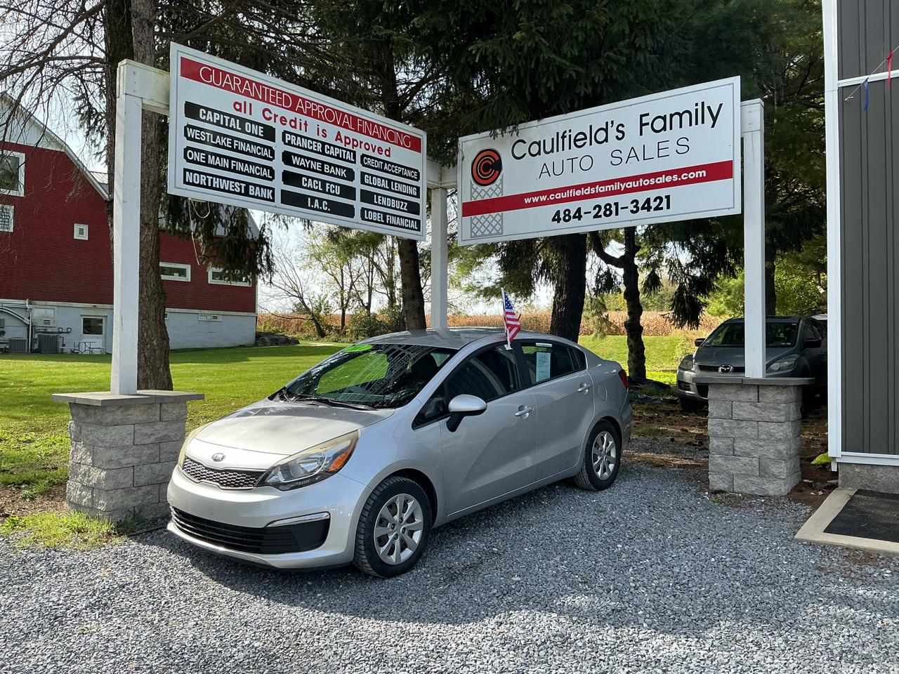 2016 Kia Rio 4dr Sdn Man LX