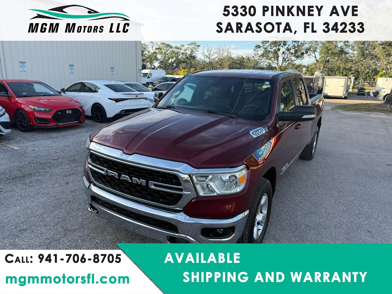 2022 RAM 1500 Big Horn Crew Cab LB 2WD