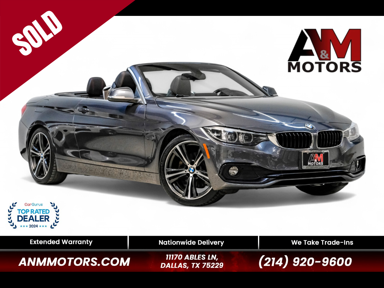 2018 BMW 4-Series 430i SULEV Convertible