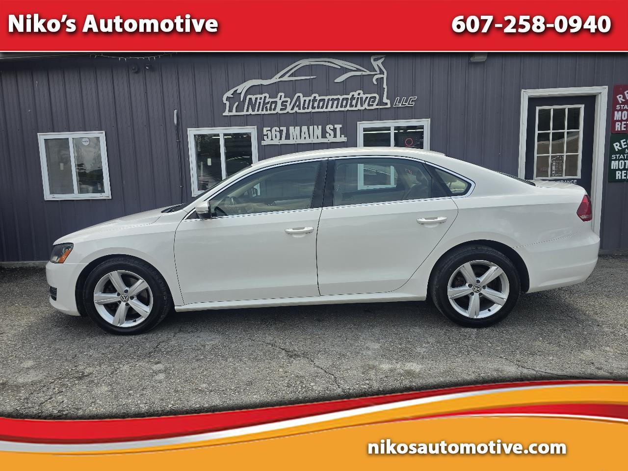 Volkswagen Passat 4dr Sdn 2.5L Auto SE PZEV 2013