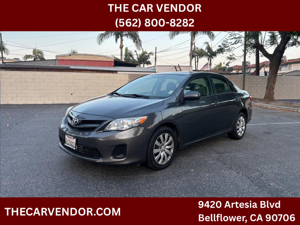 2012 Toyota Corolla 4dr Sdn Base Auto