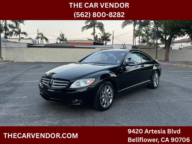 Black 2007 Mercedes-Benz CL-Class CL 550 Coupe Rear-Wheel Drive Automatic