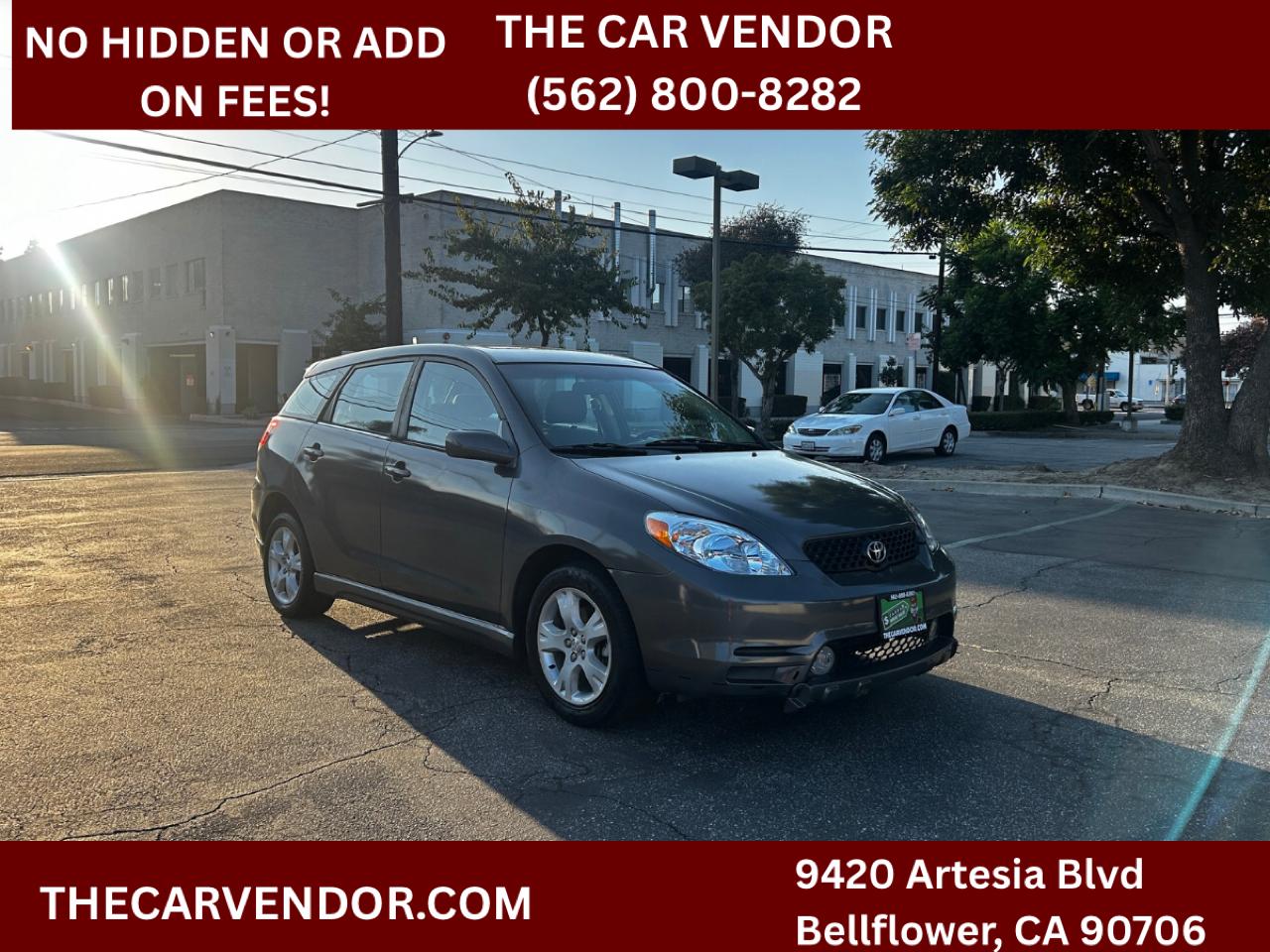 Gray 2004 Toyota Matrix Hatchback  Manual