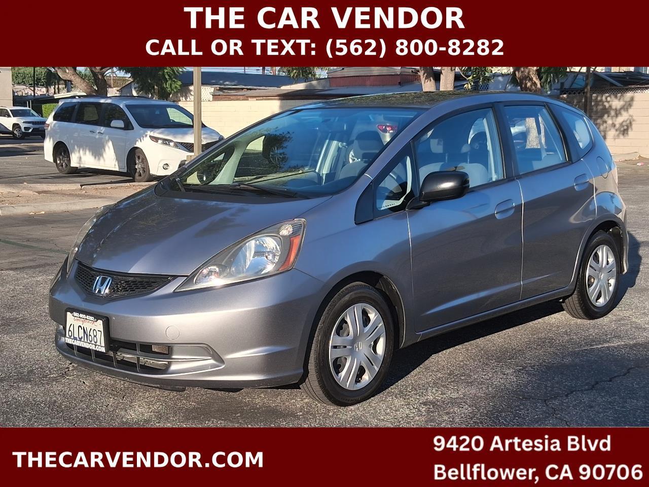 Silver 2010 Honda Fit Hatchback  Automatic
