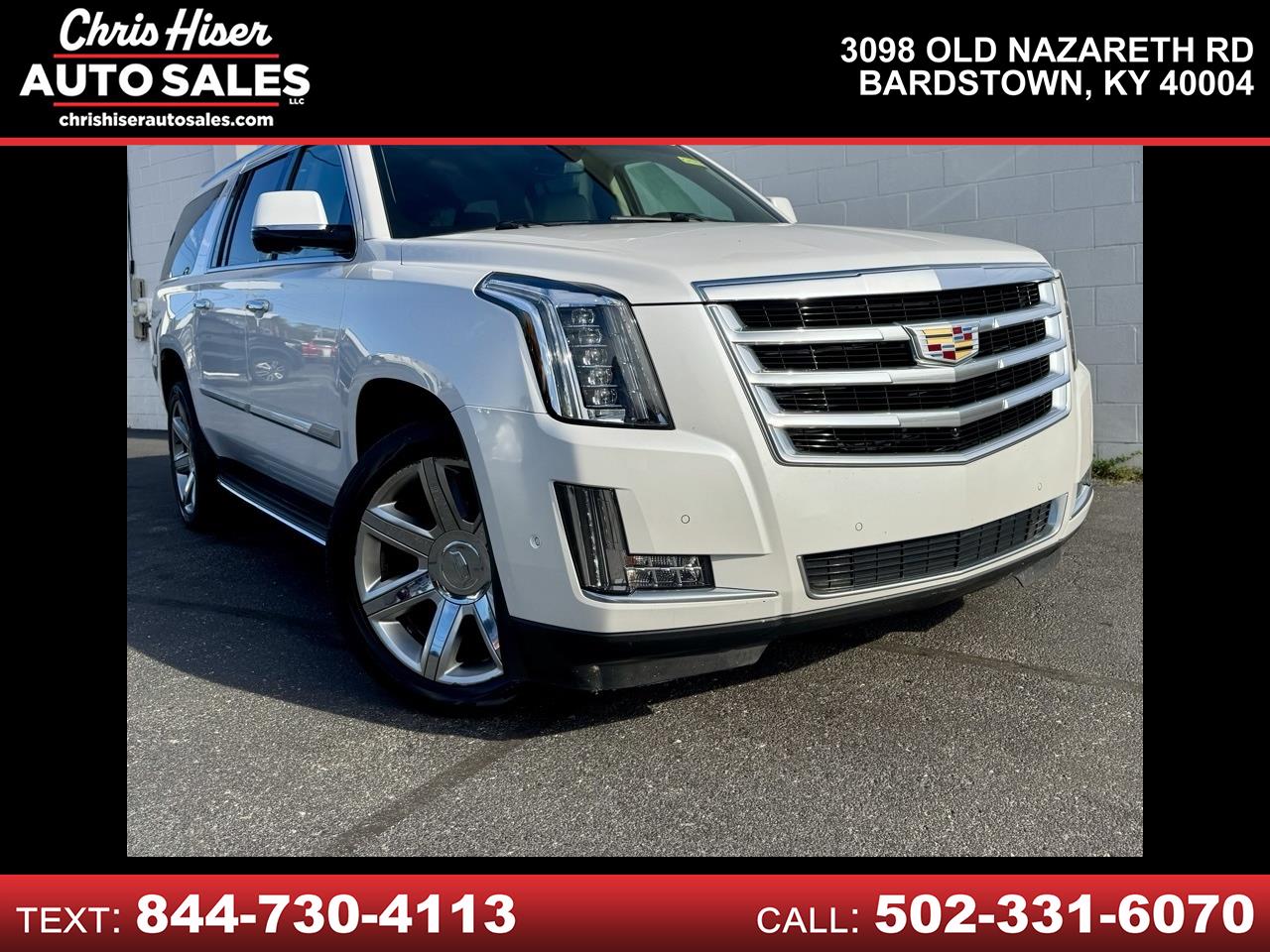2019 Cadillac Escalade ESV 4WD 4dr Luxury