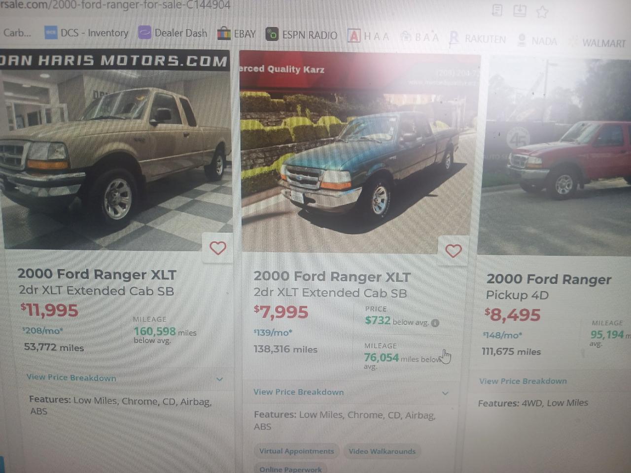 Ford Ranger XL SuperCab 2WD 2000