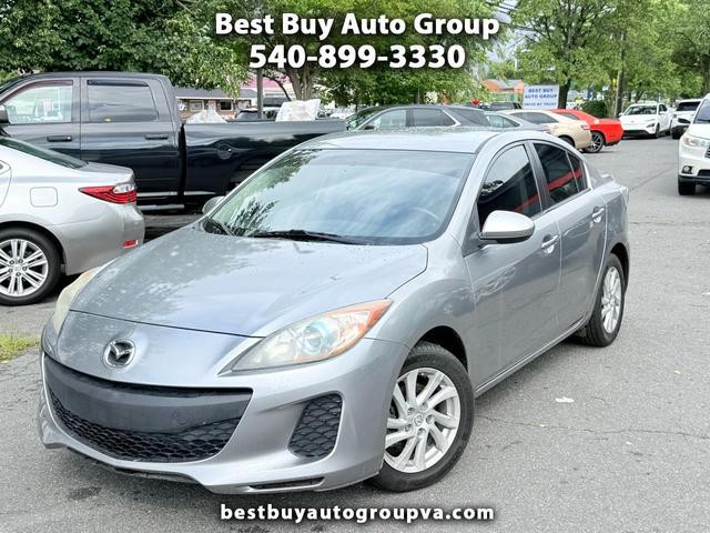 Silver 2012 Mazda MAZDA3 Sedan Front-Wheel Drive 6-Speed Manual