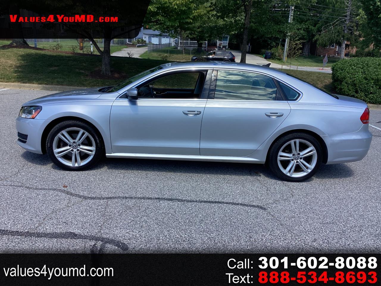 Volkswagen Passat 4dr Sdn 2.5L Auto SE PZEV *Ltd Avail* 2014