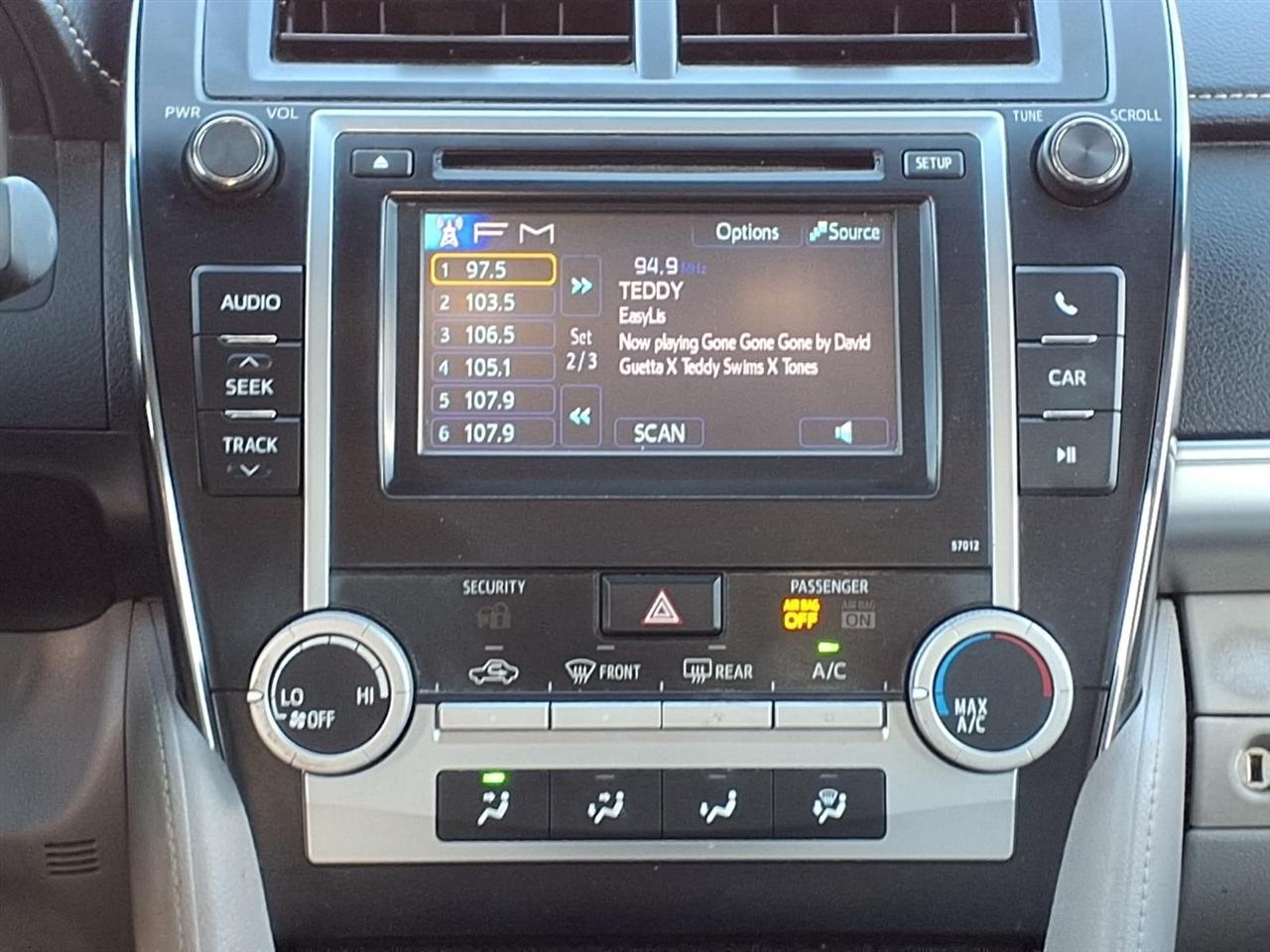 Toyota Camry LE 4D Sedan 2012