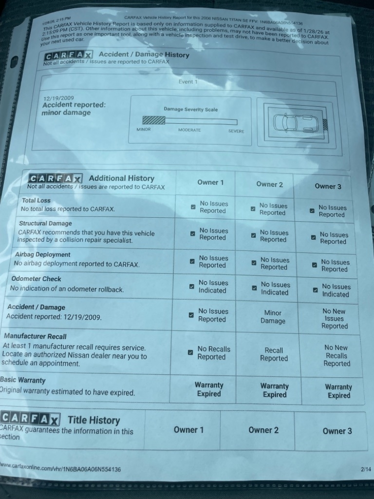 Nissan Titan XE King Cab 2WD 2006