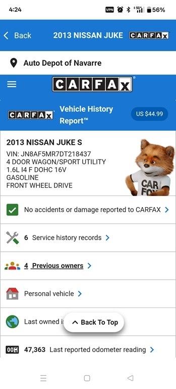 Nissan Juke S FWD 2013